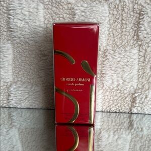 Giorgio Armani Red and Gold Perfume Box